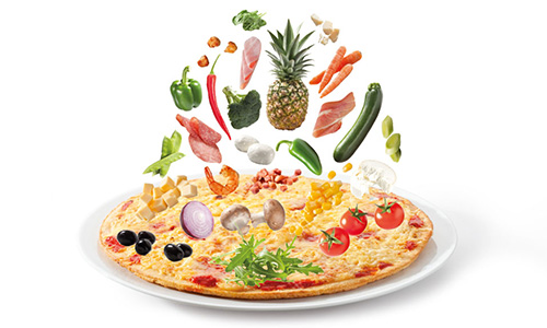 Produktbild Pizza Halb und Halb 26cm
